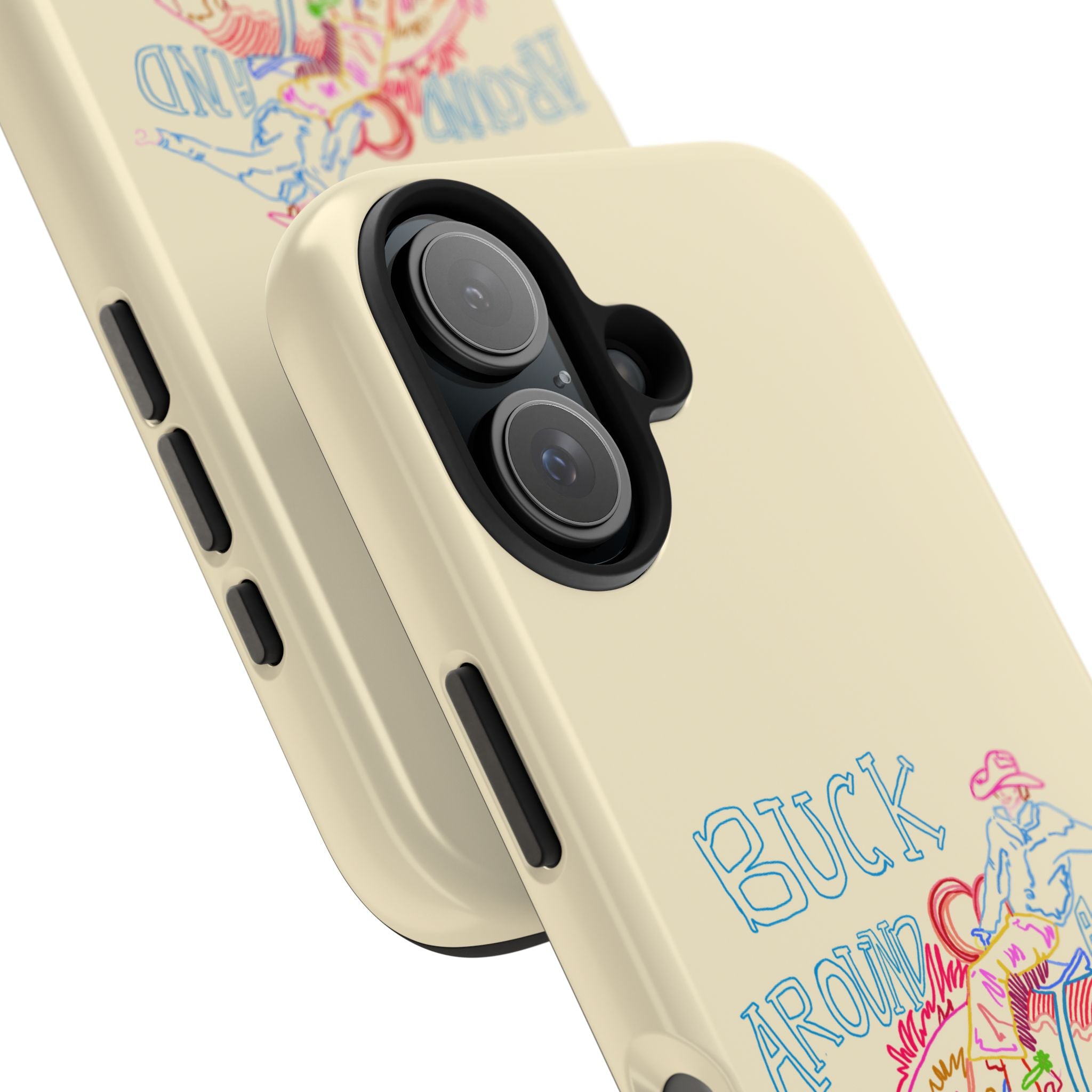 Beige Buck Around Phone Case