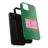 The PINK Card Green Phone Case