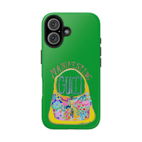 Manifesting Gucci Phone Case Green