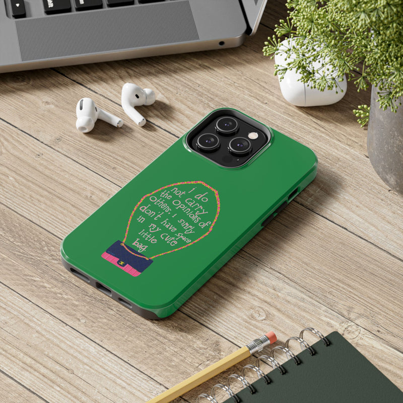 Cute Little Bag Green Phone Case