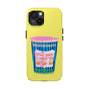 New York Coffee Cup Yellow Phone Case