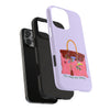 A Very Cutesy, Very Demure Lilac Phone Case