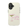 Beautiful Martini Pink Writing Phone Case