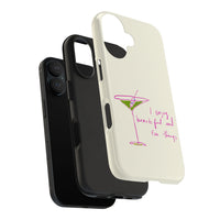 Beautiful Martini Pink Writing Phone Case