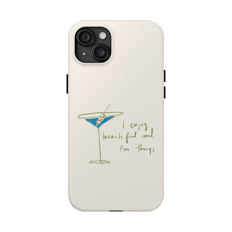 Beautiful & Fun Martini Phone Case