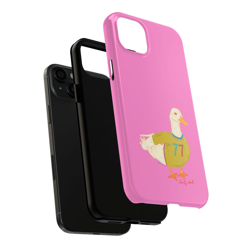 Pink Lucky Duck Phone Case