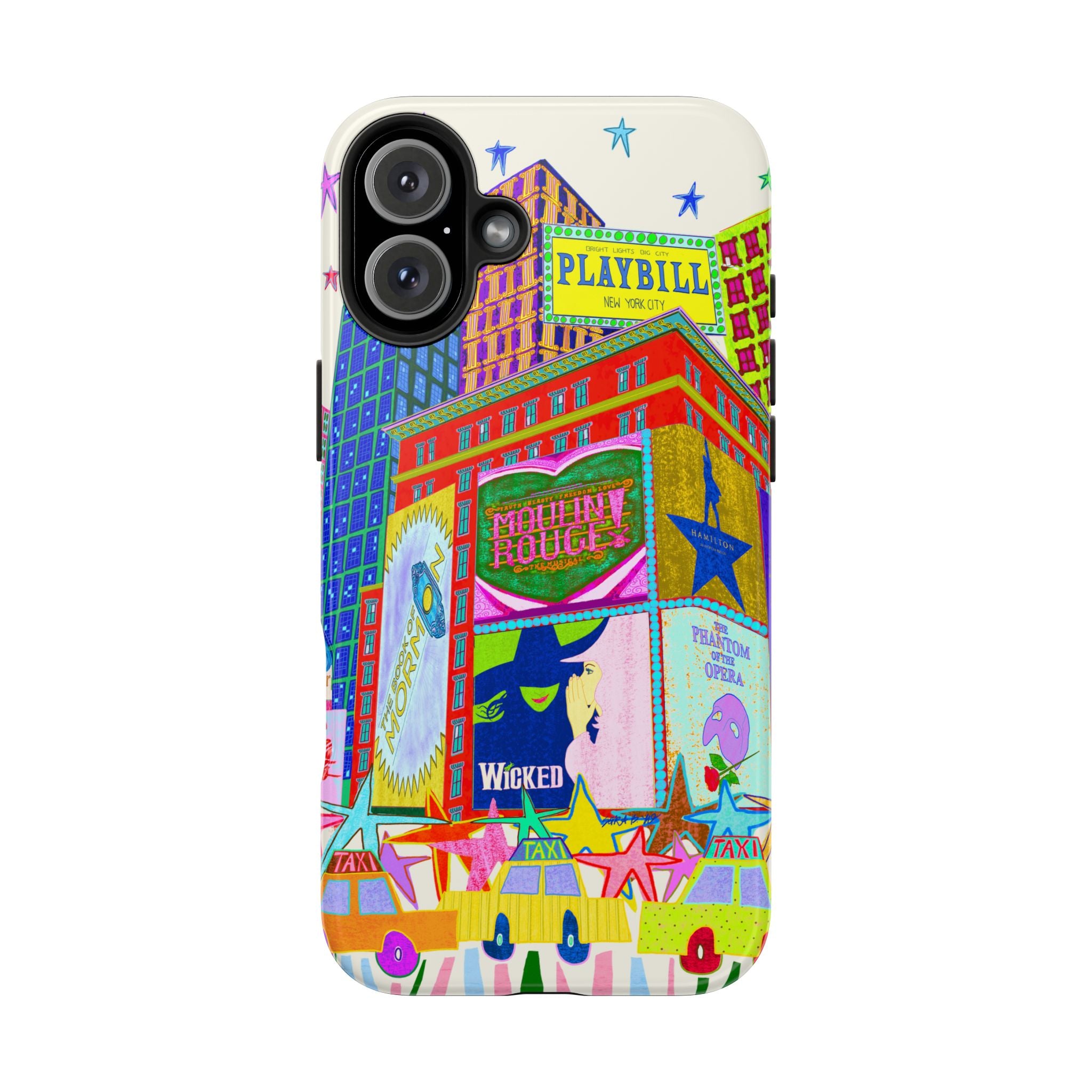 Bright Lights Big City Broadway Phone Case