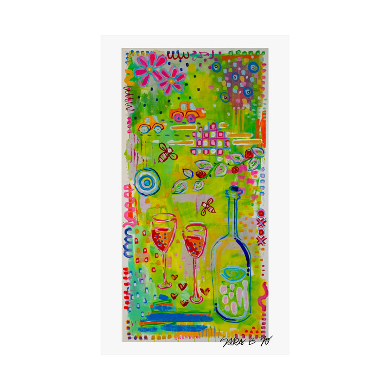 Green with Love Art Print