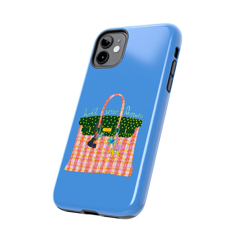Hold Your Horses Blue Phone Case