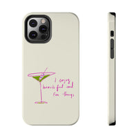 Beautiful Martini Pink Writing Phone Case