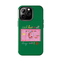 The PINK Card Green Phone Case