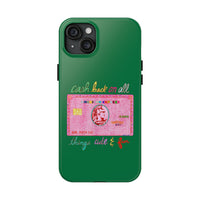 The PINK Card Green Phone Case