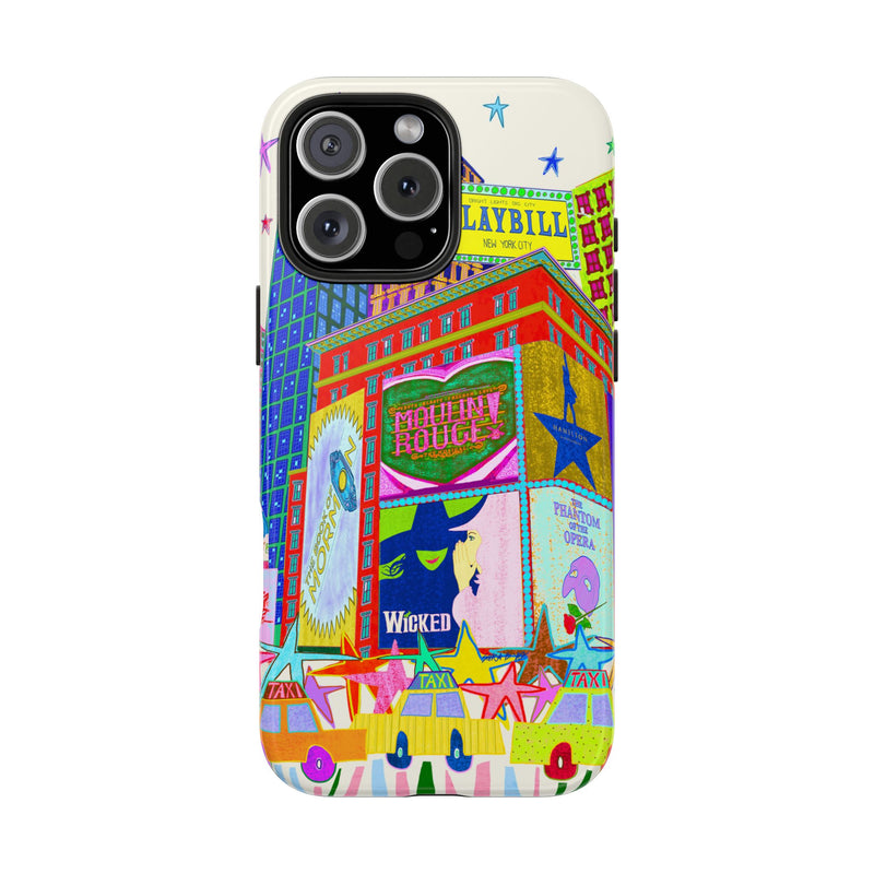 Bright Lights Big City Broadway Phone Case