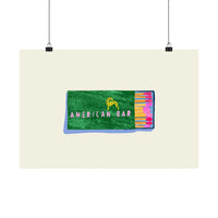 American Bar Matchbook Art Print