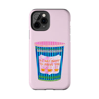 New York Coffee Cup Pink Phone Case