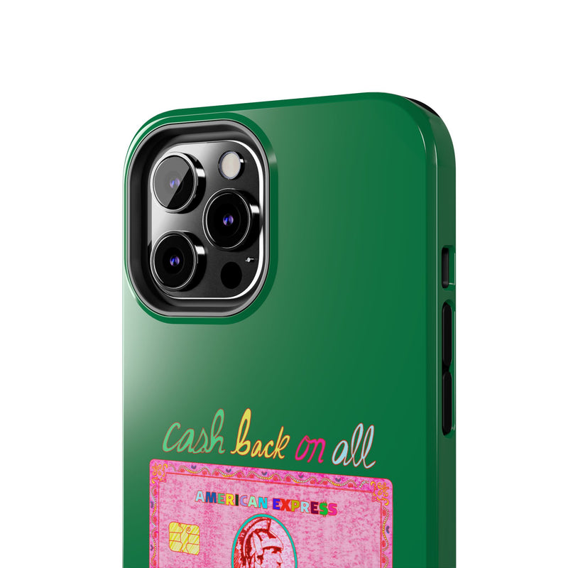 The PINK Card Green Phone Case