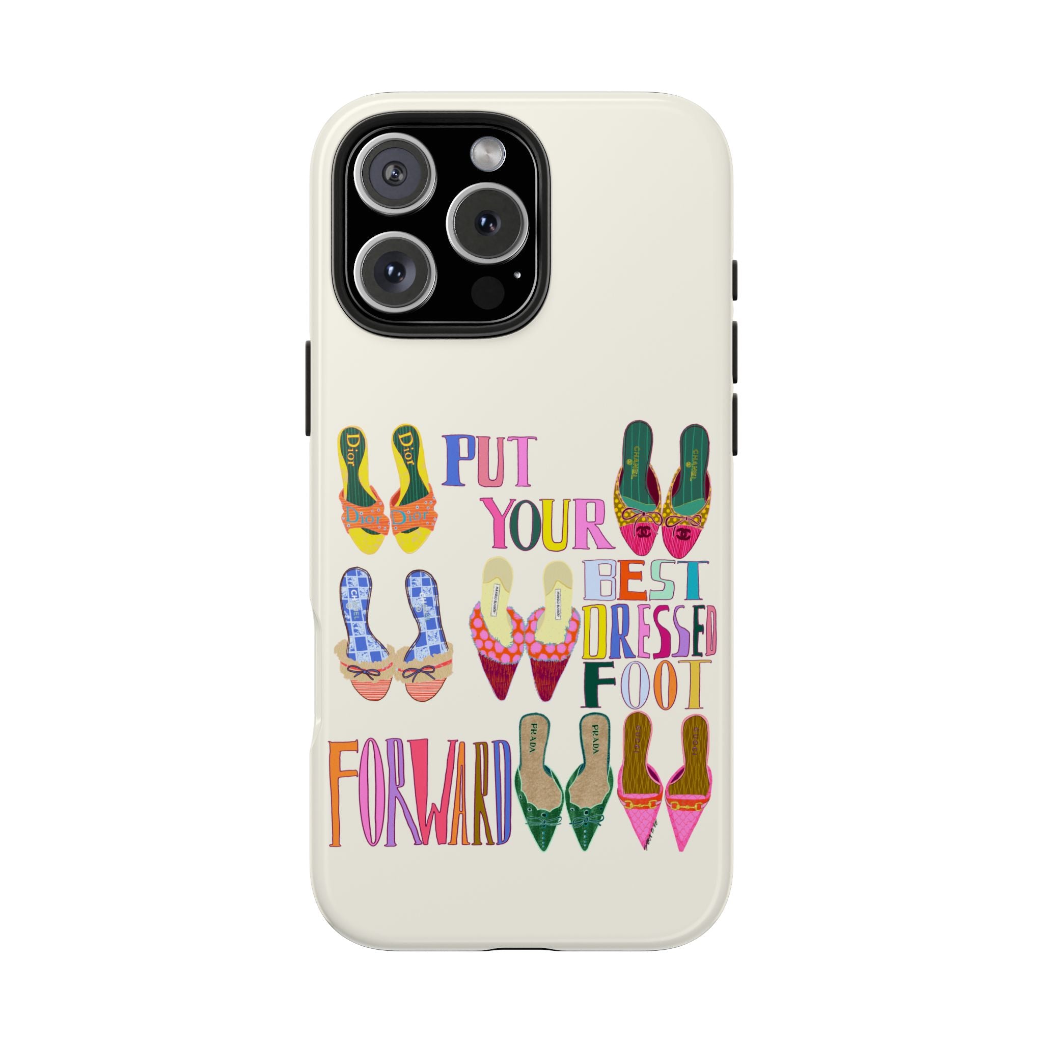 Best Dressed Foot Cream Phone Case