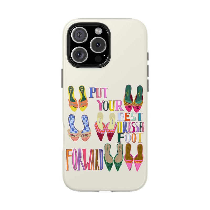 Best Dressed Foot Cream Phone Case