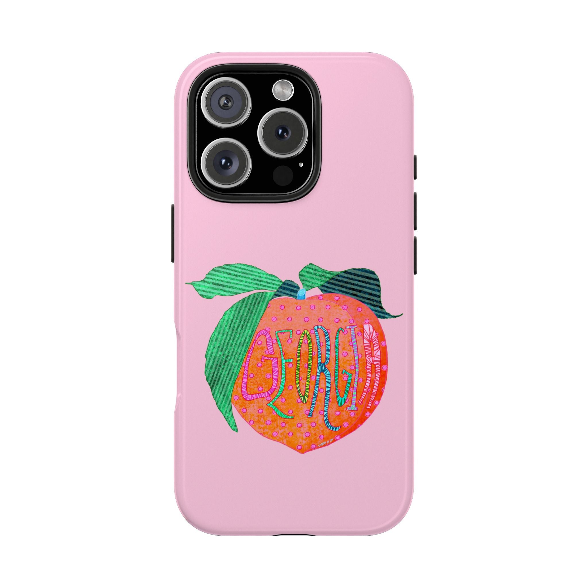 Georgia Peach Pink Phone Case