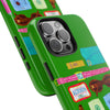 What's in My Bag Green Phone Case