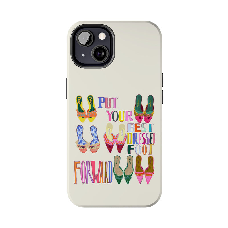 Best Dressed Foot Cream Phone Case