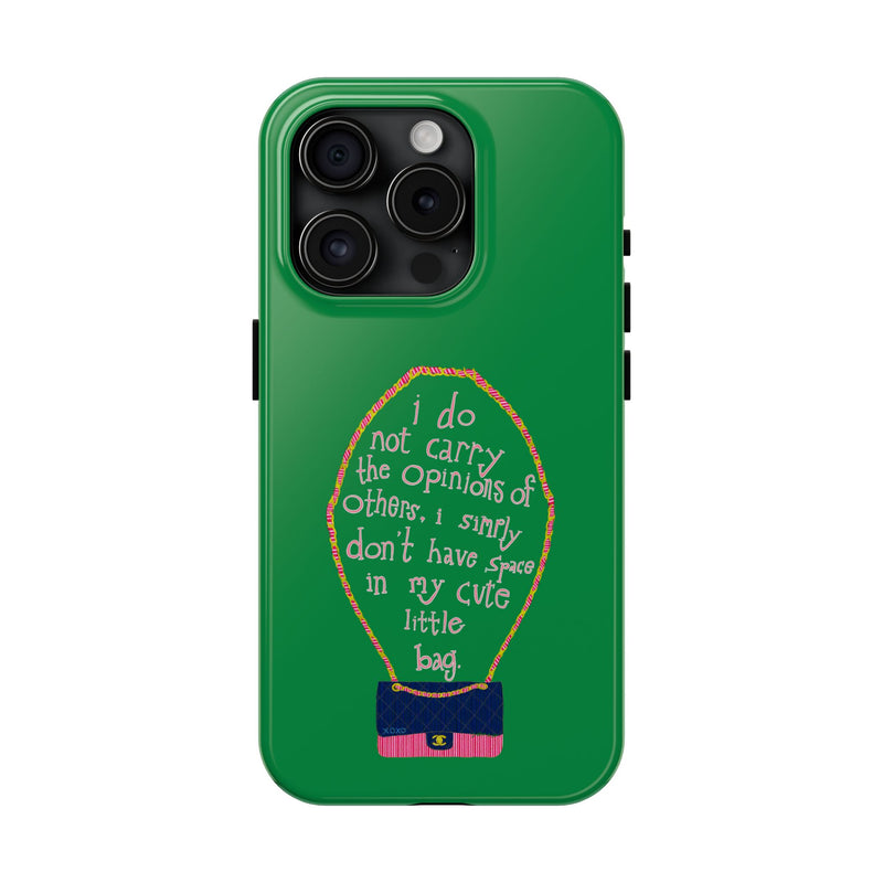 Cute Little Bag Green Phone Case