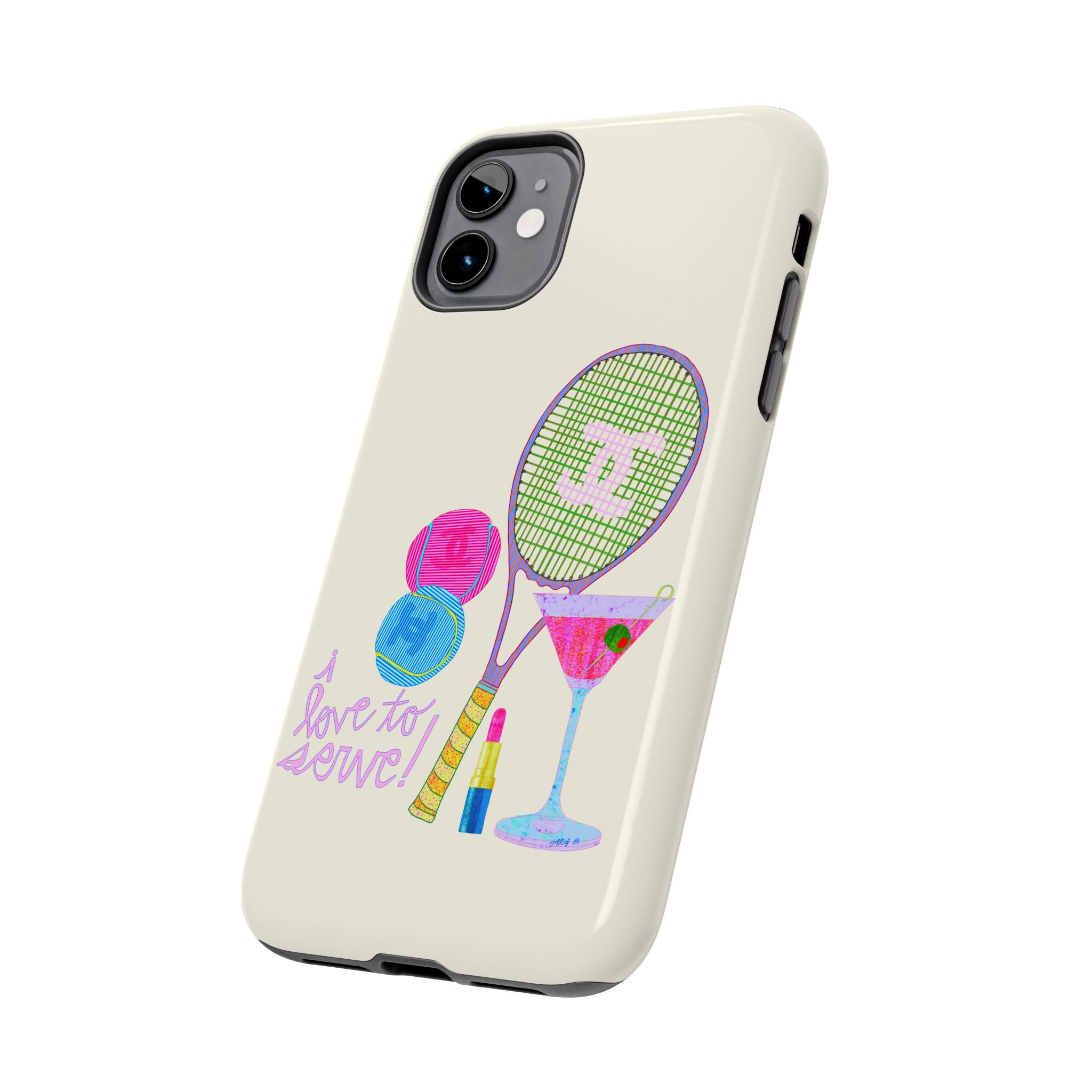 I Love to Serve Phone Case