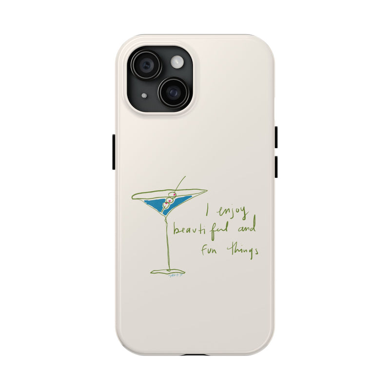 Beautiful & Fun Martini Phone Case