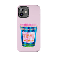 New York Coffee Cup Pink Phone Case