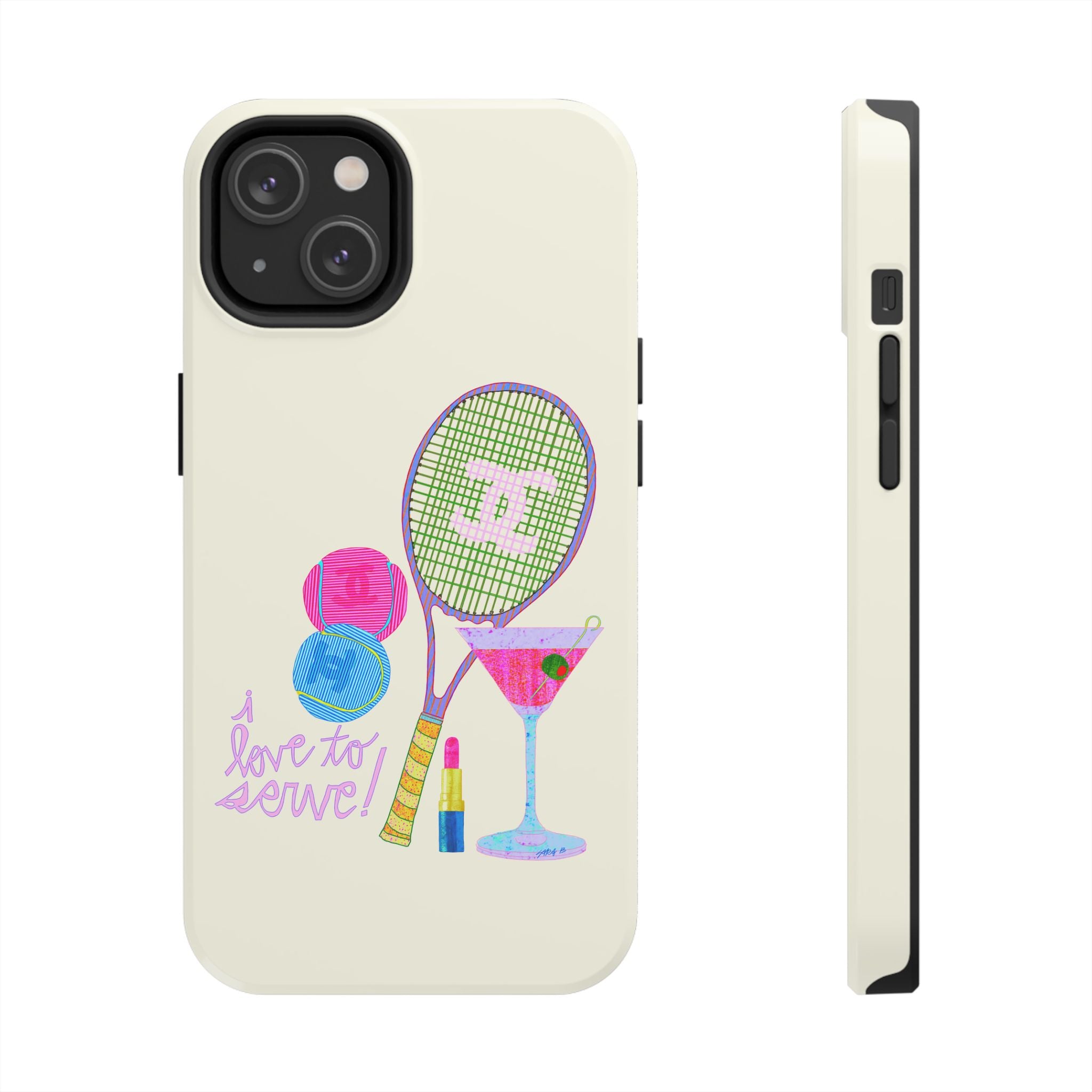 I Love to Serve Phone Case