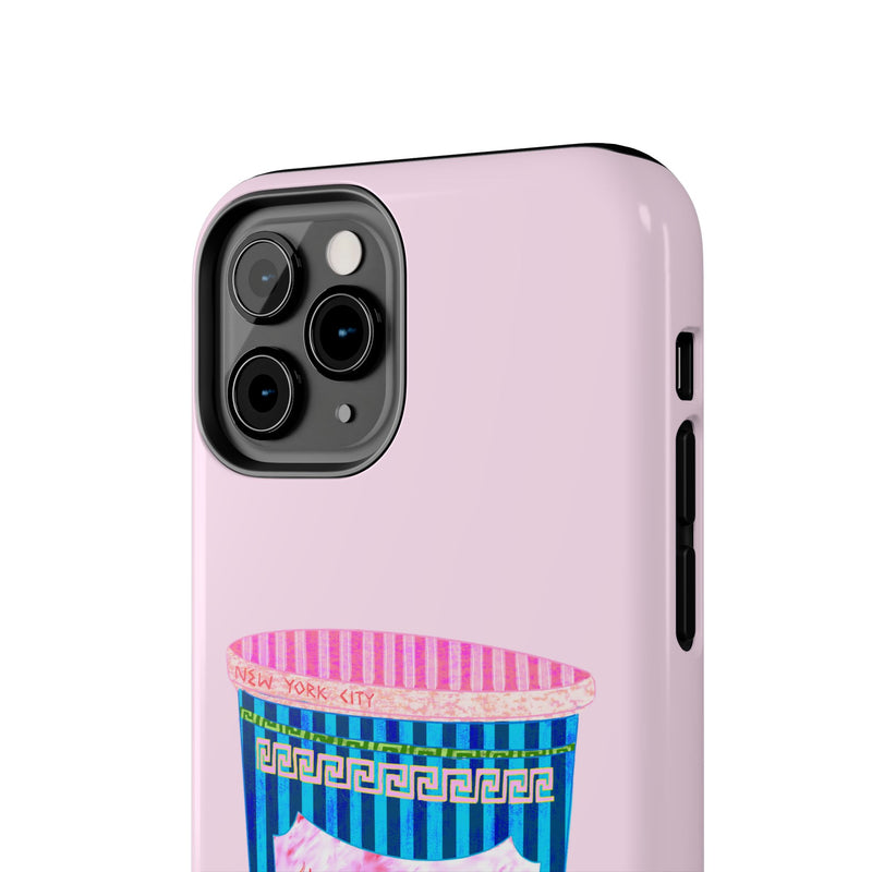 New York Coffee Cup Pink Phone Case