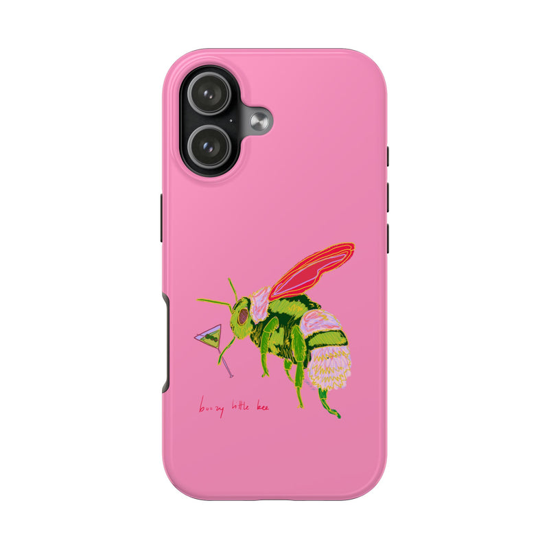 The Pink Boozy Little Bee Phone Case