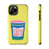 New York Coffee Cup Yellow Phone Case