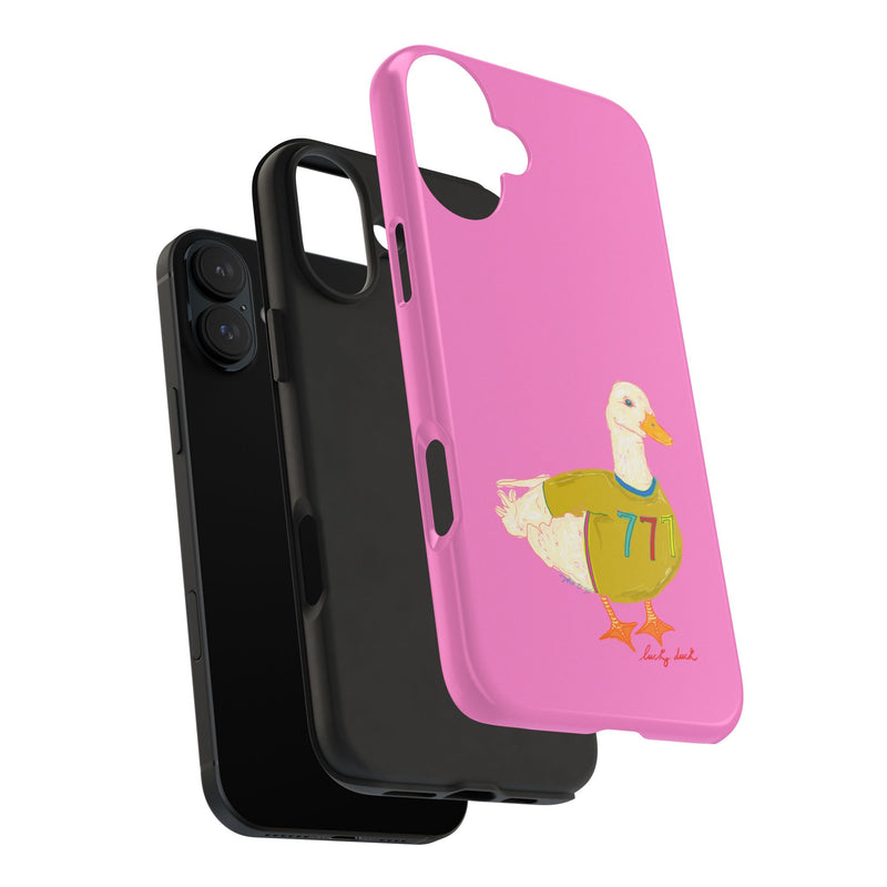 Pink Lucky Duck Phone Case
