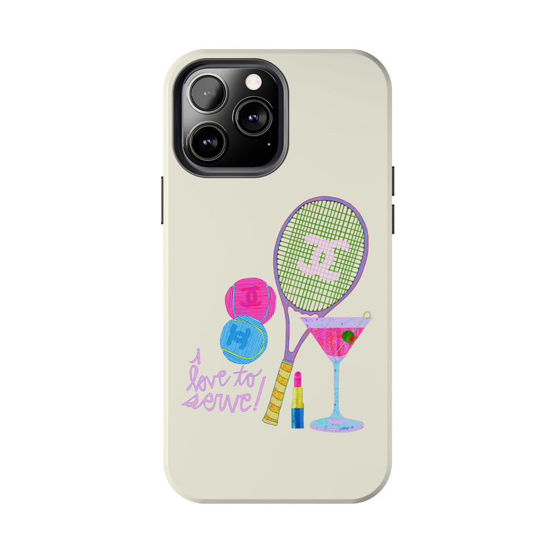 I Love to Serve Phone Case