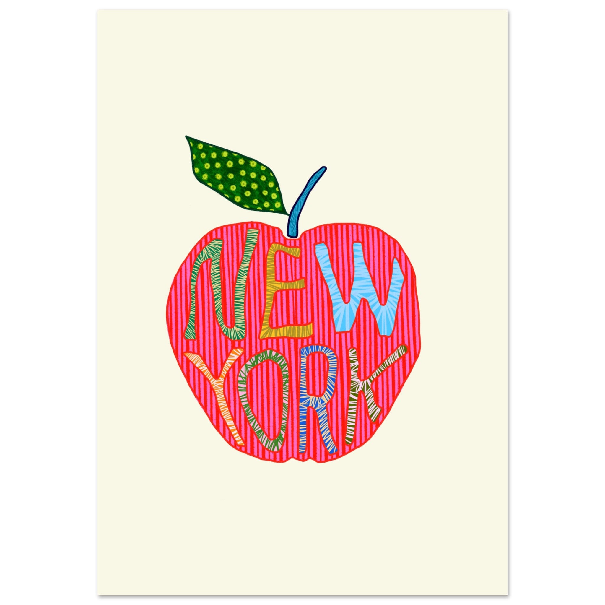 Apple of My Eye - Art Poster Print – The Intuitive Creative