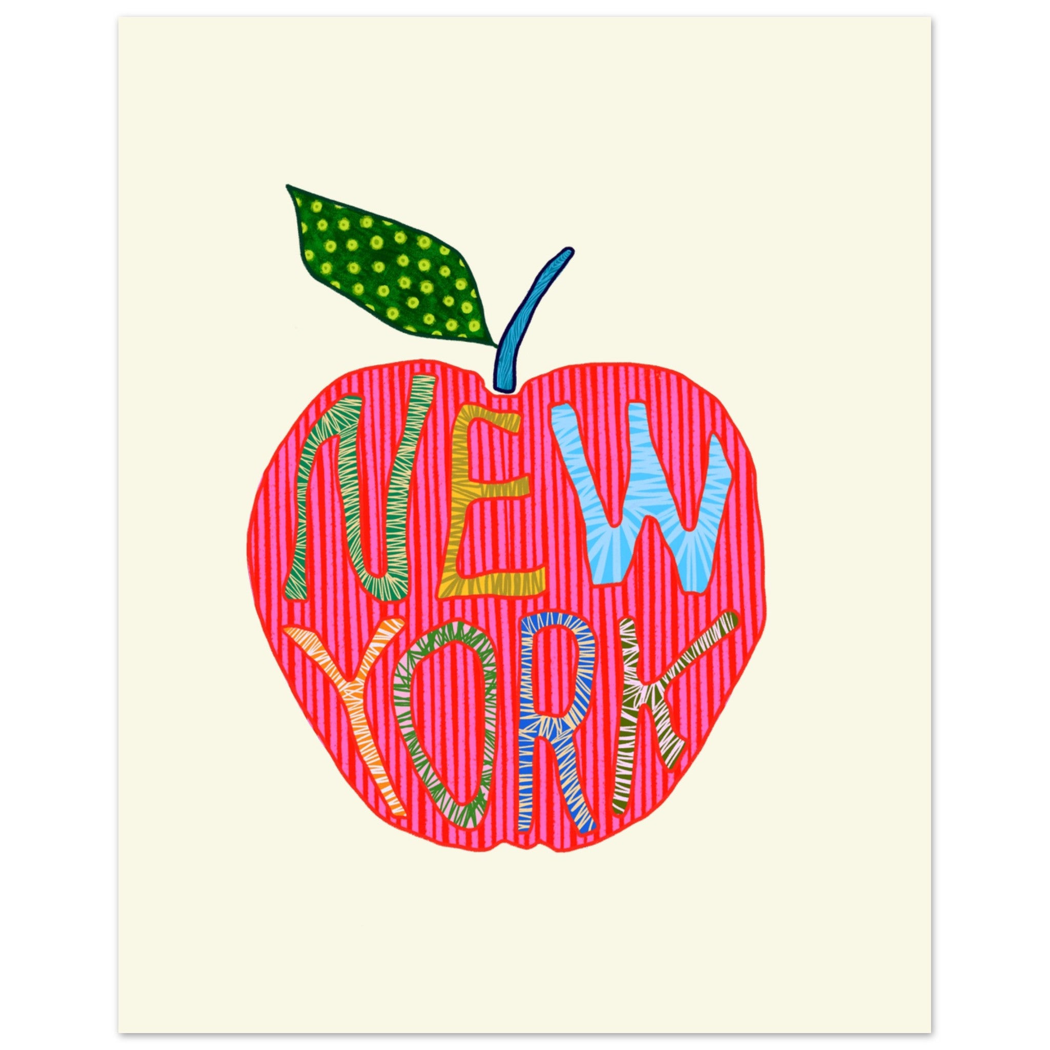 Apple of My Eye - Art Poster Print – The Intuitive Creative