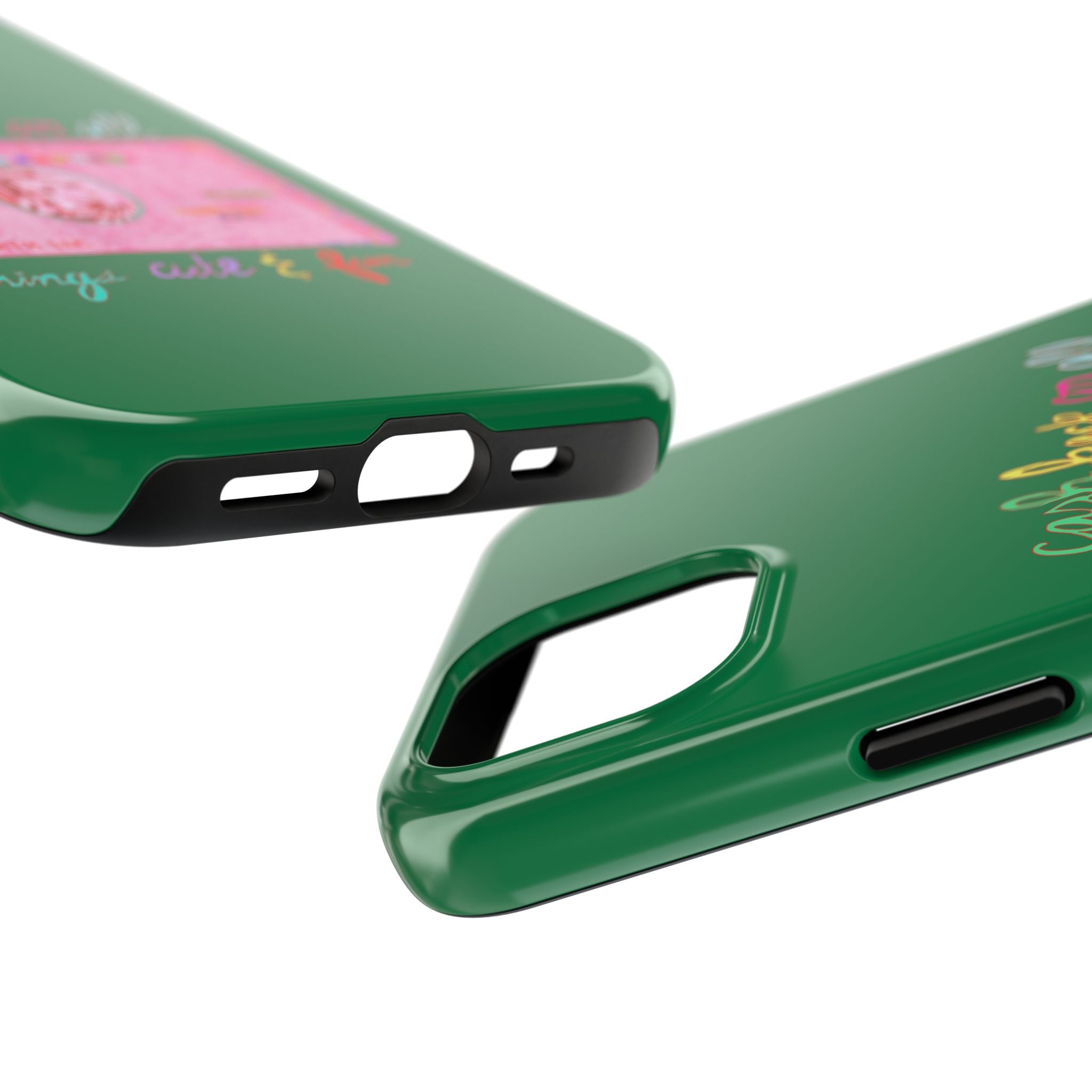 The PINK Card Green Phone Case