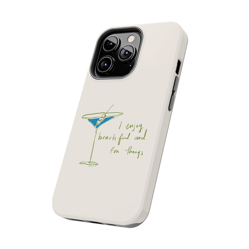 Beautiful & Fun Martini Phone Case