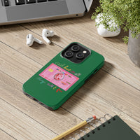 The PINK Card Green Phone Case