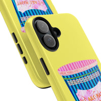 New York Coffee Cup Yellow Phone Case