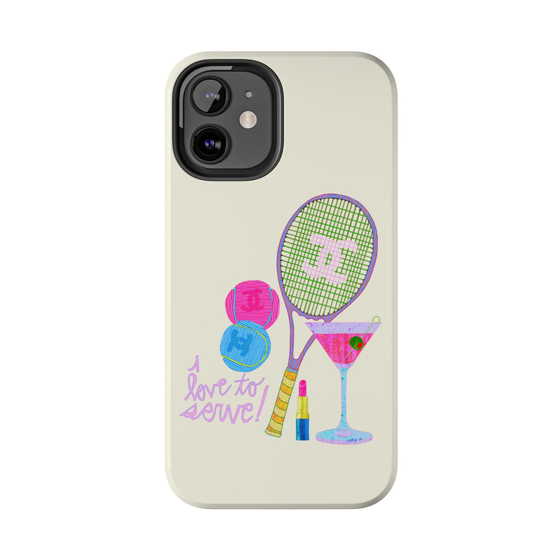 I Love to Serve Phone Case