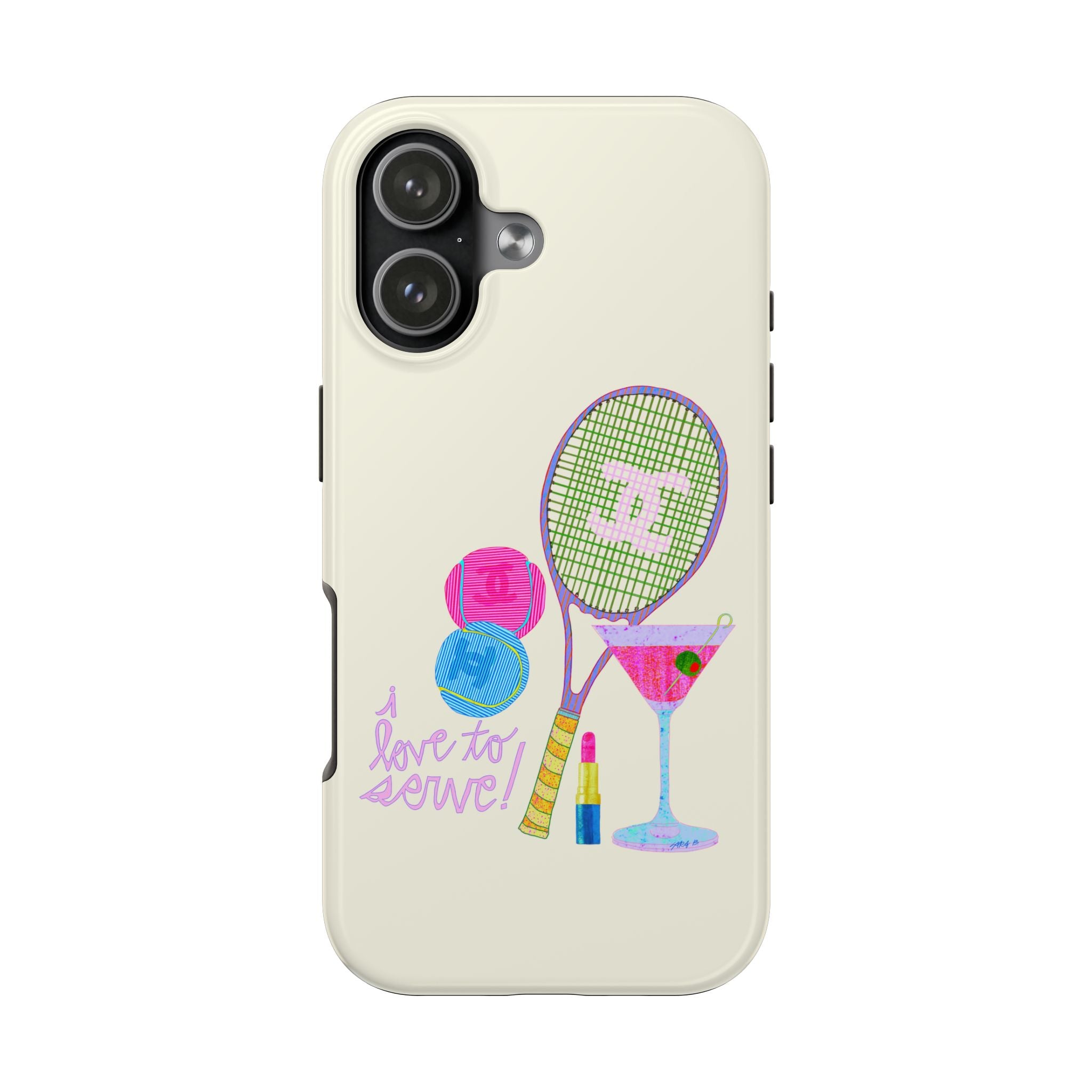 I Love to Serve Phone Case