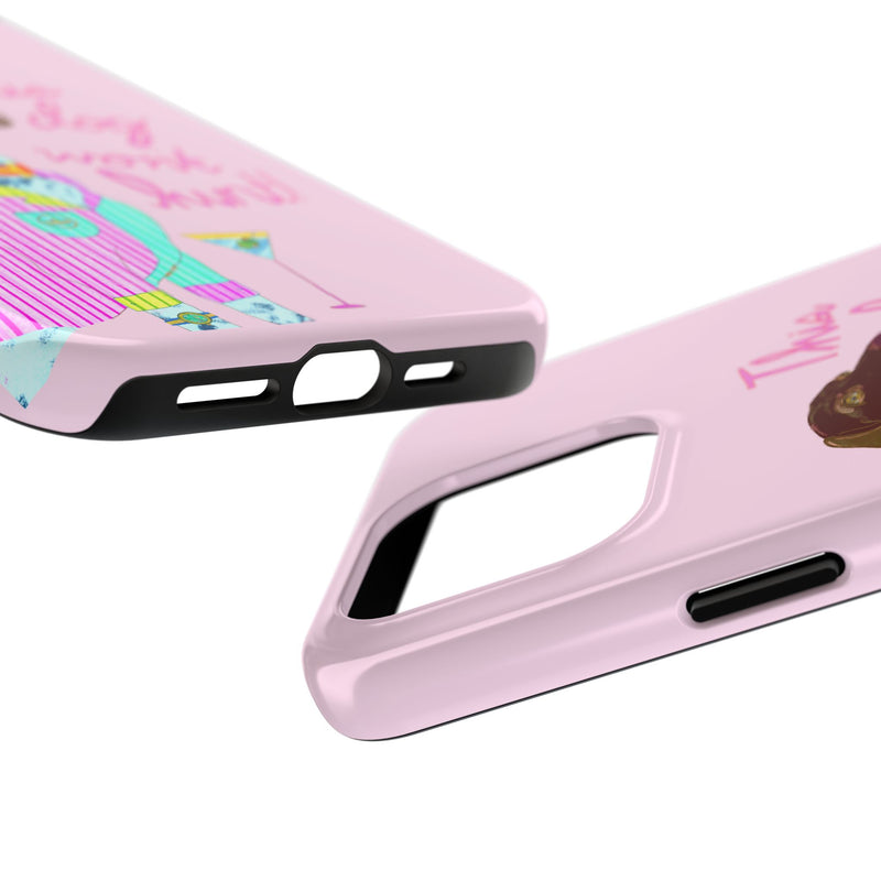 This Dog Won't Hunt Pink Phone Case