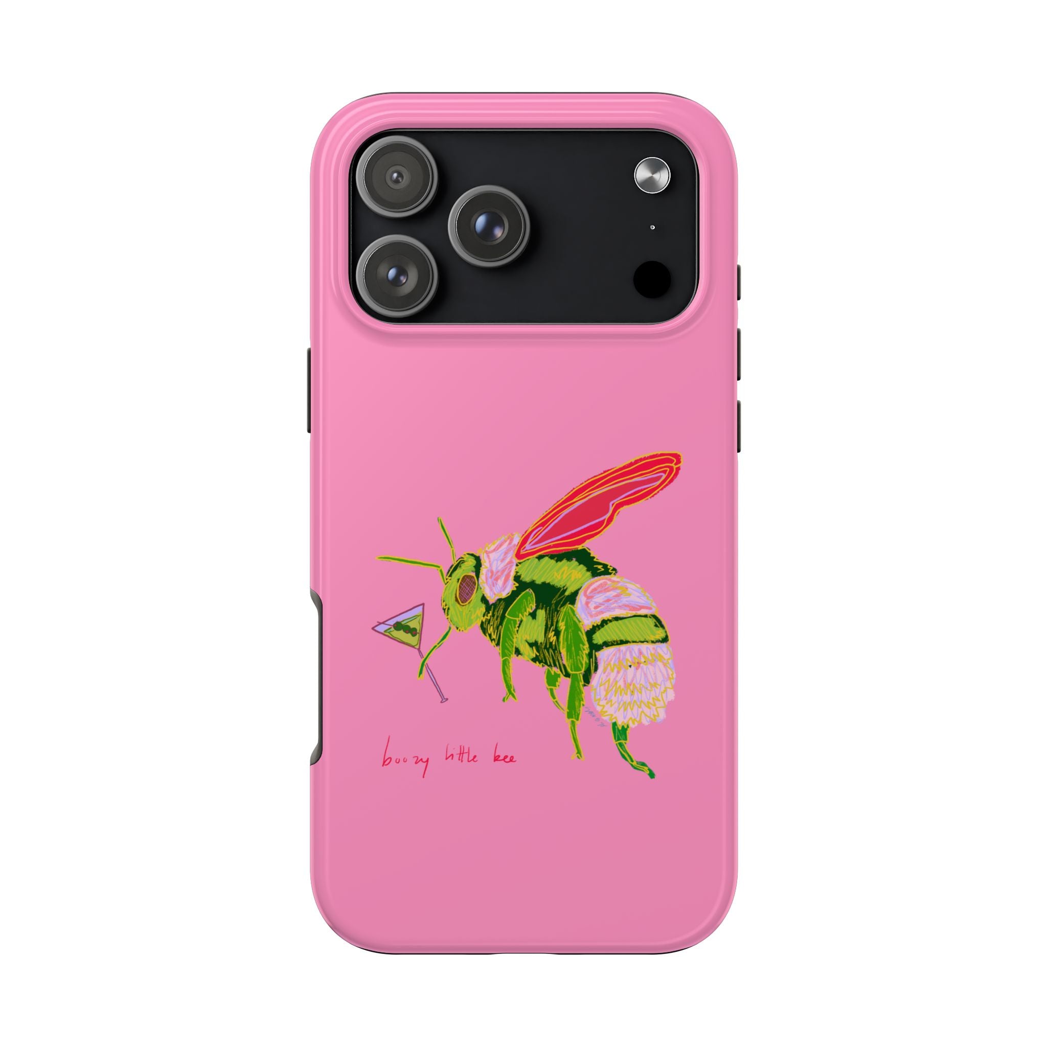 The Pink Boozy Little Bee Phone Case