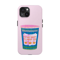 New York Coffee Cup Pink Phone Case