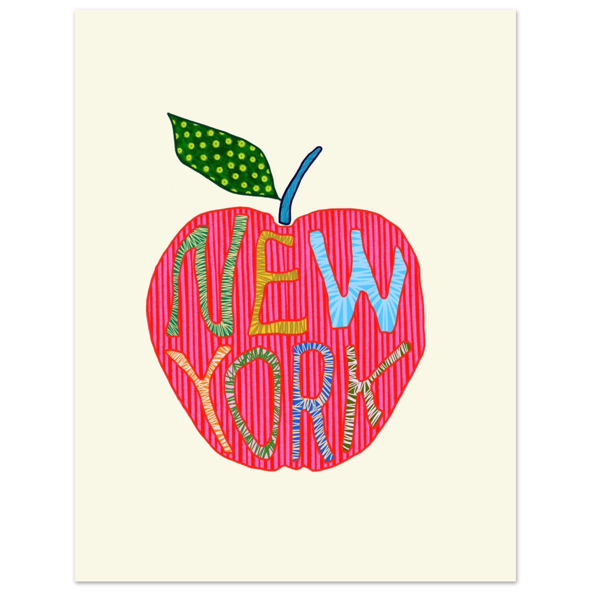 Apple of My Eye - Art Poster Print – The Intuitive Creative