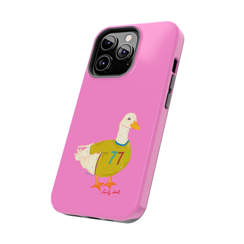 Pink Lucky Duck Phone Case