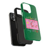 The PINK Card Green Phone Case