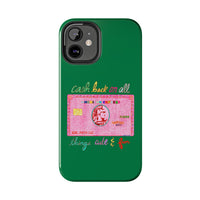 The PINK Card Green Phone Case